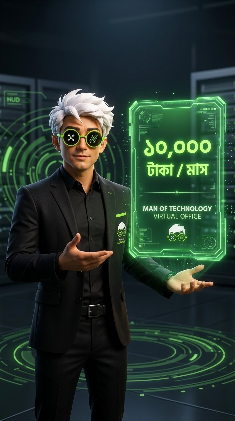 Man of Technology Virtual Office, ১০,০০০ টাকা প্রতি মাস